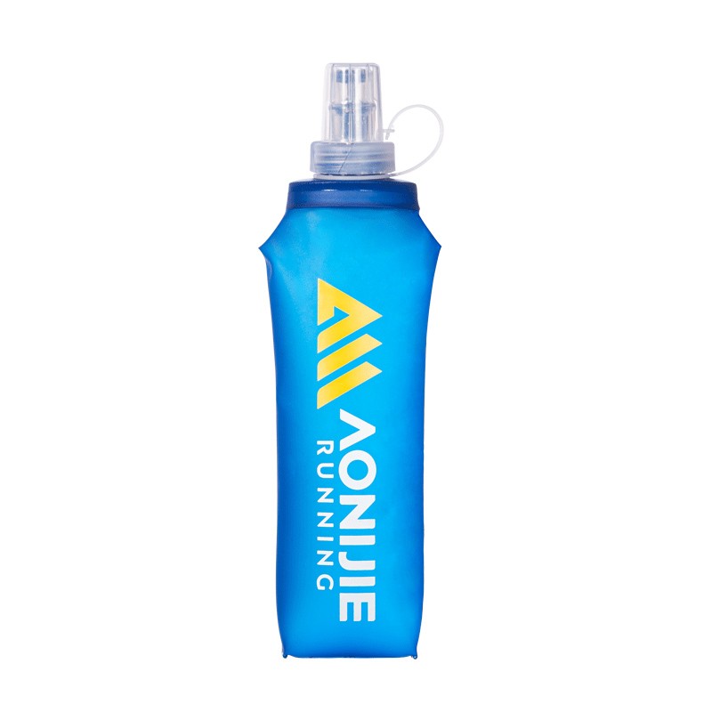 Aonijie sd30 250ml / 50ml botella de Agua blanda deportiva tpu maratón de fondo plegable al aire libre bolsa de agua para montar