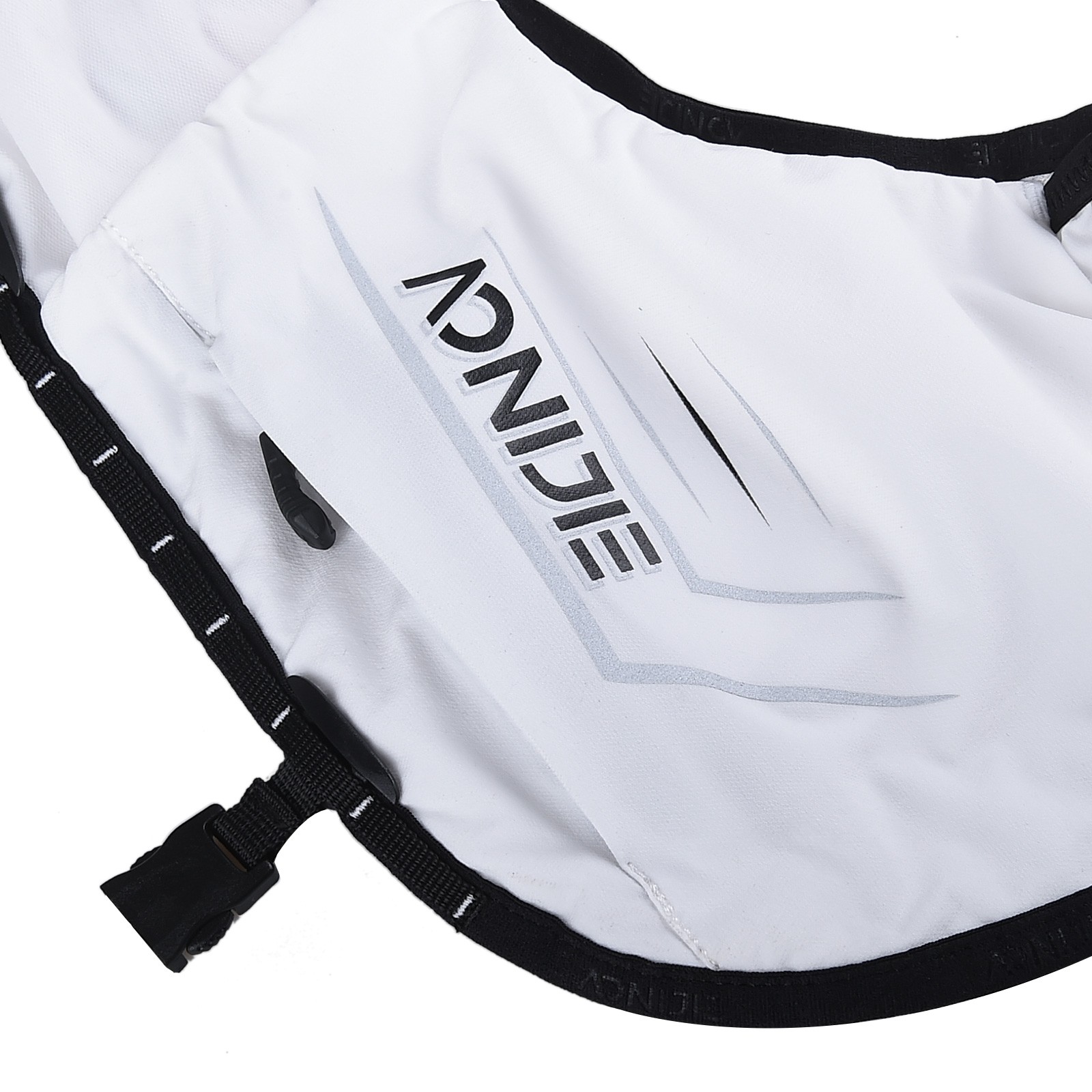Aonijie C9108 Blanco Paquete de mochila para correr al aire libre con vesícula de agua Hidratación ligera de hidratación Mochila de mochila Senderismo Ciclismo de maratón