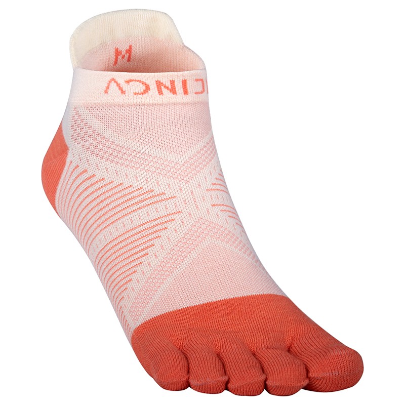 1Pair Aonijie E4824 Nuevos calcetines deportivos FVE-Finger calcetines transpirables calcetines atléticos al aire libre resistentes al aire libre para correr senderismo