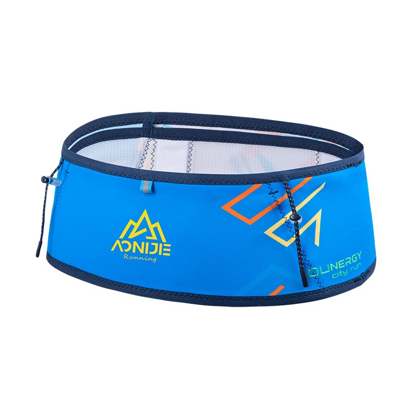 Aonijie W8108 deporte correr cintura bolsillos impresión Color elástico al aire libre ciclismo senderismo riñonera Ultra-ligh cintura cinturón bolsa