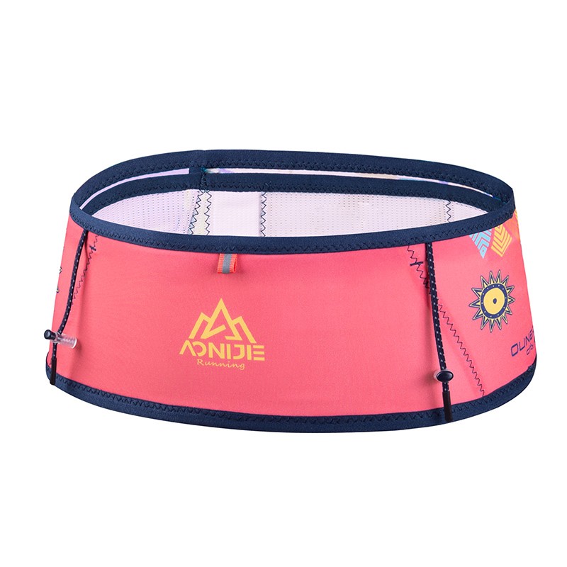 Aonijie W8108 deporte correr cintura bolsillos impresión Color elástico al aire libre ciclismo senderismo riñonera Ultra-ligh cintura cinturón bolsa