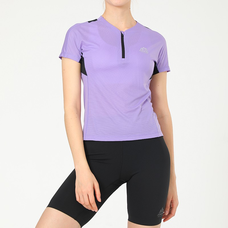 Aonijie fw5159 camiseta deportiva femenina primavera y verano mujeres al aire libre carrera de manga corta bicicleta de fitness yoga ejercicio diario