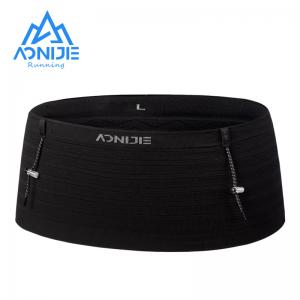 Aonijie w8116 cintura deportiva cinturón de carrera todoterreno negro Fanny Pack soporte de teléfono móvil neutro al aire libre ultraligero personalizado cintura