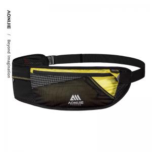 Aonijie w8117 cintura deportiva carrera de gran capacidad con cinturón transpirable ajustado bolsa de cinturón para montar maratón de senderismo Fanny Pack