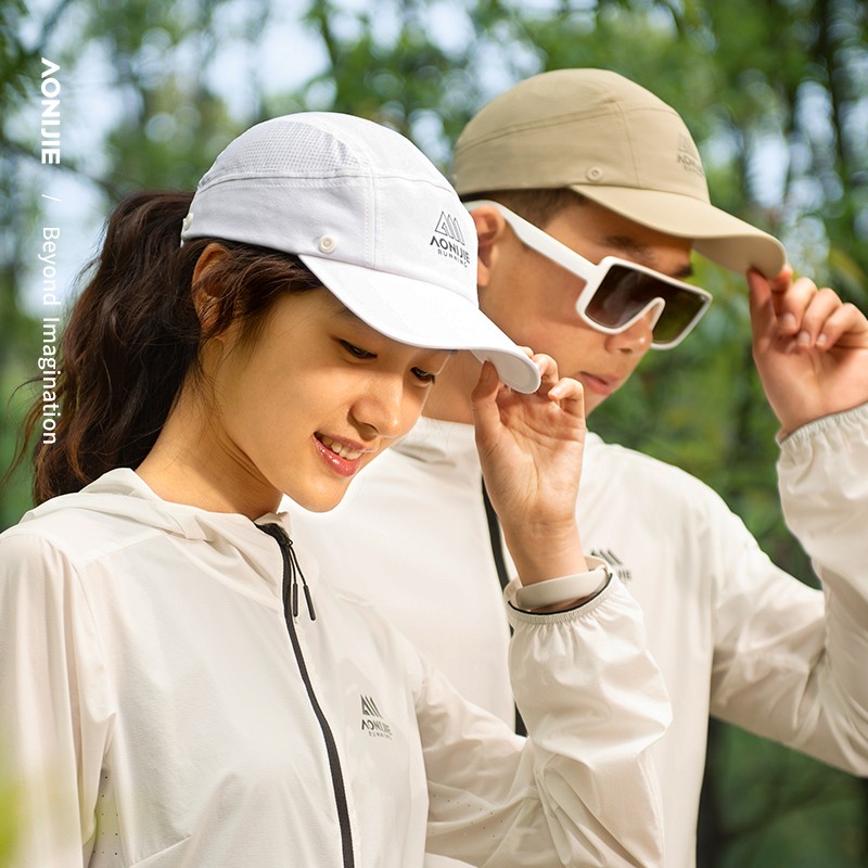 Aonijie e4626 gorra de protección solar deportiva al aire libre, caminata, carrera, gorra de protección solar de verano UPF 50 + gorra de sombra extraíble, gorra de Chal